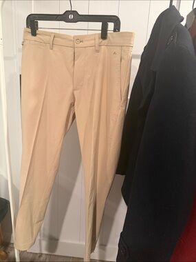 J. Lindeberg Beige Slim Chinos